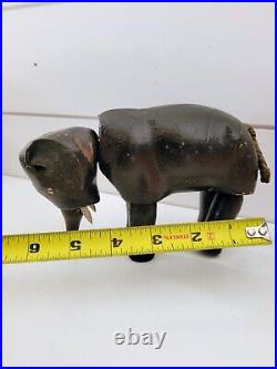Antique Schoenhut Humpty Dumpty Circus Wooden Elephant 1920s