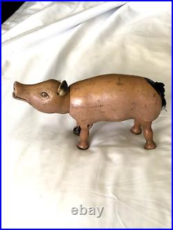 Antique Schoenhut Humpty Dumpty Collection Farm Pig Circus Toy CIR 1903-1935