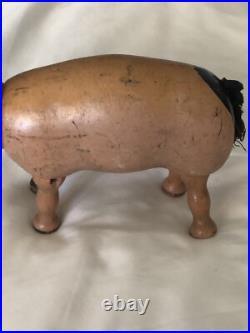Antique Schoenhut Humpty Dumpty Collection Farm Pig Circus Toy CIR 1903-1935