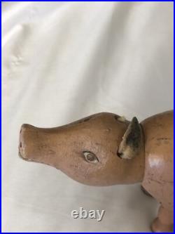 Antique Schoenhut Humpty Dumpty Collection Farm Pig Circus Toy CIR 1903-1935