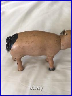 Antique Schoenhut Humpty Dumpty Collection Farm Pig Circus Toy CIR 1903-1935