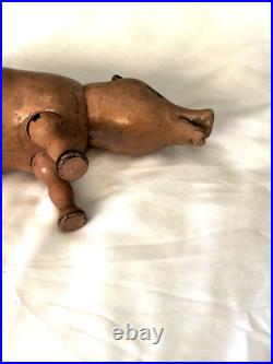 Antique Schoenhut Humpty Dumpty Collection Farm Pig Circus Toy CIR 1903-1935
