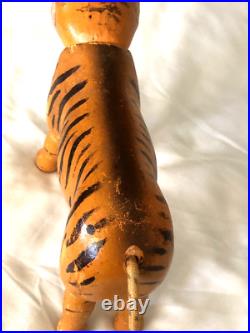 Antique Schoenhut Humpty Dumpty Collection Tiger Circus Toy CIRCA 1903-1935