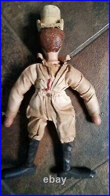 Antique Schoenhut Humpty Dumpty Wood Circus Toy. Ring Master Man with Stick
