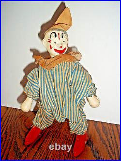 Antique Schoenhut Toy Clown Humpty Dumpty Circus 7