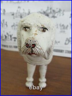 Antique Schoenhut Wooden Jointed LARGE POODLE Dog Circus Animal Painted Eyes m