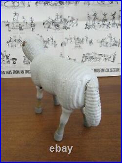 Antique Schoenhut Wooden Jointed SHEEP Lamb Circus Animal Painted Eye m