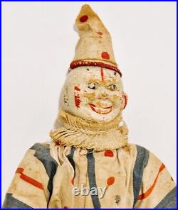 Antique Schoenhut Wooden Toy Circus Clown