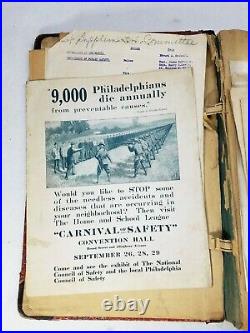 Antique Scrap Book 1914 CARNIVAL AND CONVENTION OF SAFETY Philadelphia