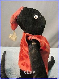 Antique Sock Monkey (circus rag doll handmade primitive folk art unique)