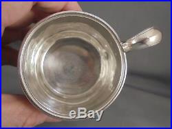 Antique Sterling Silver Wm Kerr & Co Childs Mug Cup Circus Animals