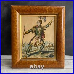 Antique Theatrical Circus Print Andrew Ducrow as St George by A Park C 1835 Antique Theatrical Circus Print Andrew Ducrow as St George by A Park C 1835