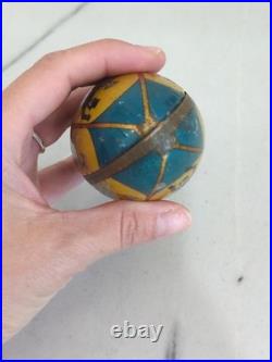 Antique Tin Litho Easter Egg Candy Container Circus Baker Chimney Sweeper Rare