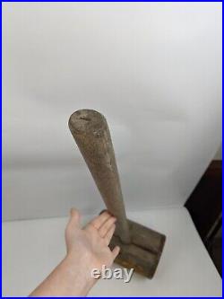 Antique Truper Wooden Mallet 40 Sledge Hammer Circus Decor Industrial Primitive