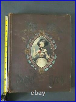 Antique Vaudeville Circus Act Scrapbook Circa 1900s With 59 Pages Very Rare Book
