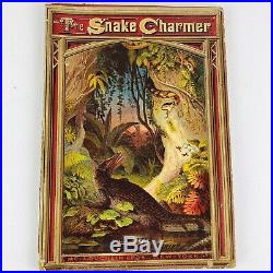 Antique Victorian Circus Sideshow The Snake Charmer Pop-Up Story Book