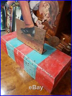 Antique Victorian Funfair Fairground circus target shooting gallery automated