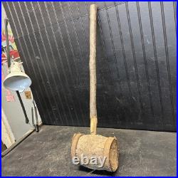Antique Vintage 36 Wood Iron Strong Man Carnival Circus Mallet Hammer 7lb