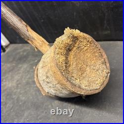 Antique Vintage 36 Wood Iron Strong Man Carnival Circus Mallet Hammer 7lb