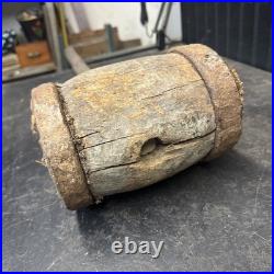 Antique Vintage 36 Wood Iron Strong Man Carnival Circus Mallet Hammer 7lb