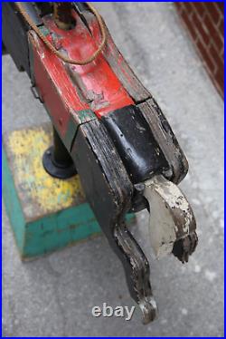 Antique Vintage Barber Pole Horse Ride On toy carnival circus folk art display