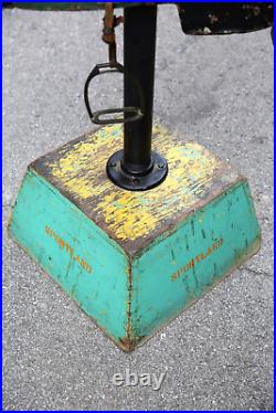 Antique Vintage Barber Pole Horse Ride On toy carnival circus folk art display