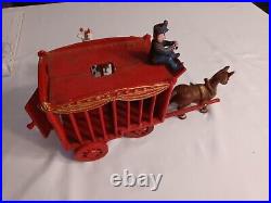 Antique Vintage Cast Iron Circus Band Wagons