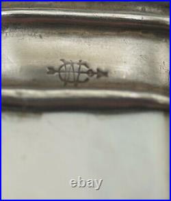 Antique Weber Sterling Silver Circus Elephant Baby Rattle Mop Handle Marked