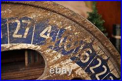 Antique Wood Roulette Gambling Carnival Wheel Casino Game Vintage Circus 48