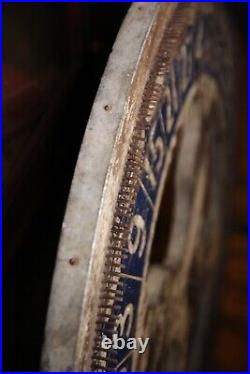 Antique Wood Roulette Gambling Carnival Wheel Casino Game Vintage Circus 48