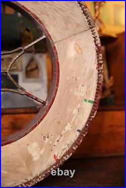 Antique Wood Roulette Gambling Carnival Wheel Casino Game Vintage Circus old