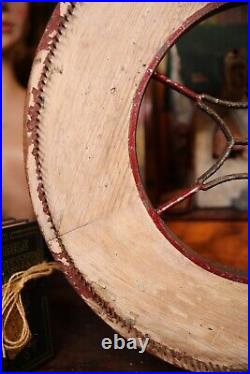 Antique Wood Roulette Gambling Carnival Wheel Casino Game Vintage Circus old