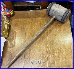 Antique Wood and Iron Circus Hammer
