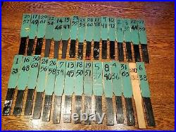 Antique Wooden Carnival Game Wheel Of Chance Betting Paddles Paint