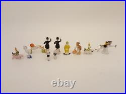 Antique late 1800s bisque porcelain circus cake toppers Germany 1886 lot of 11