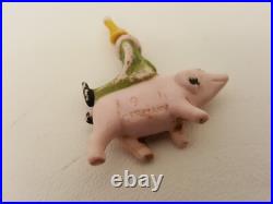 Antique late 1800s bisque porcelain circus cake toppers Germany 1886 lot of 11