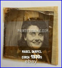 Antique photo 1920s mabel darpel kennedy carnival circus sideshow tattoo 2x3