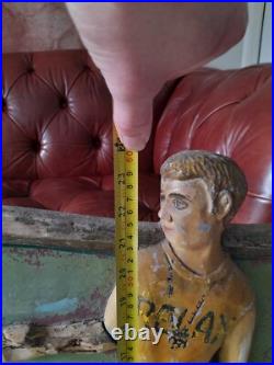 Antique unusual Sideshow Painted Fairground Funfair Circus Sign Sculpture Model