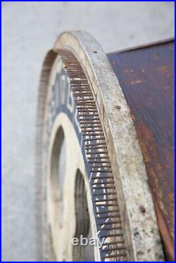 Antique wood Gambling Wheel Carnival Amusement Park Oddity 48 Horse Race old