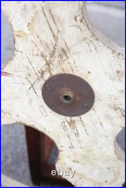 Antique wood Gambling Wheel Carnival Amusement Park Oddity 48 Horse Race old