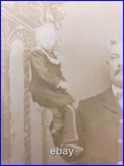 Astonishing Antique Cabinet Card Photo Pic Victorian Tom Thumb Circus Sideshow