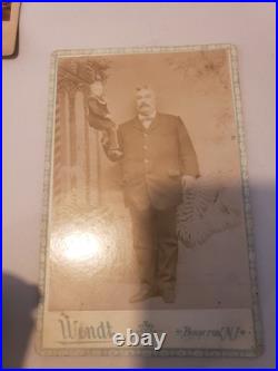 Astonishing Antique Cabinet Card Photo Pic Victorian Tom Thumb Circus Sideshow