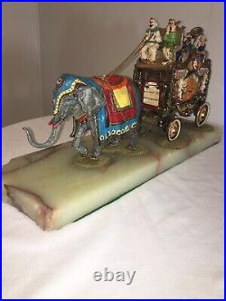 Authentic 1983 Ron Lee Circus Band Wagon Signed by Ron in 1986