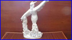 Ballerina Character of the ballet Stork USSR porcelain figurine VERBILKI 9324c