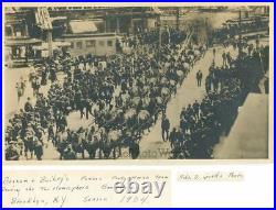 Barnum & Bailey circus in Brooklyn New York antique 1904 photo