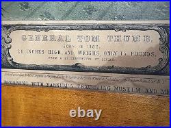 Barnum Framed Circus Print Tom Thumb Taken From Daguerreotype By John Plumbe Barnum Framed Circus Print Tom Thumb Taken From Daguerreotype By John Plumbe