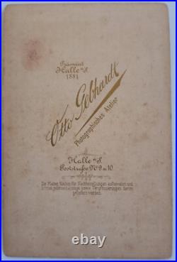 C. 1890s Circus Clowns cabinet card photograph music hall Halle an der Saale