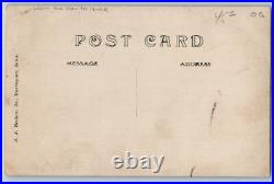 C1910's Circus Side Show Fat People RPPC Photo Unposted Antique Postcard