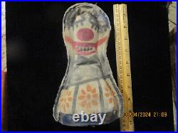 CIRCUS KNOCK DOWN PUNK Primitive Americana Circus Carnival Small Size 9 1/8 Vtg