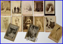 Cabinet Cards Circus Waino Wild Men Eisenmann Little People Obermuller Bernhardt